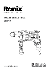 Manual Ronix 2214K Impact Drill