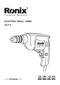 Manual Ronix 2111 Impact Drill