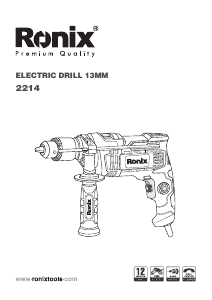 Manual Ronix 2214 Impact Drill