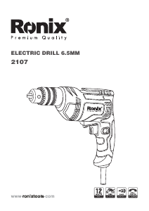 Manual Ronix 2107 Impact Drill