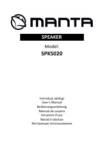 Manual Manta SPK5020 Speaker