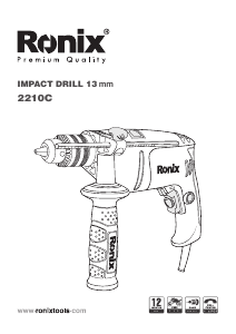 Handleiding Ronix 2210C Klopboormachine