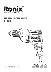 Manual Ronix 2112A Impact Drill