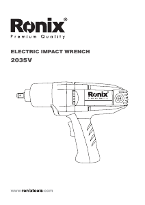 Manual Ronix 2035V Impact Wrench