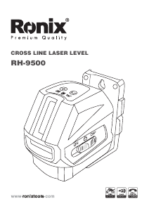 Manual Ronix RH-9500 Line Laser