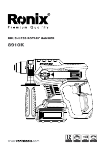 Manual Ronix 8910k Rotary Hammer