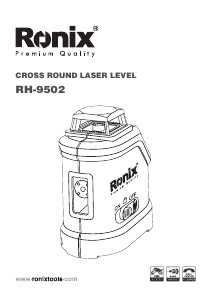 Manual Ronix RH-9502 Rotation Laser