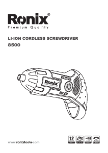 Handleiding Ronix 8500 Schroefmachine