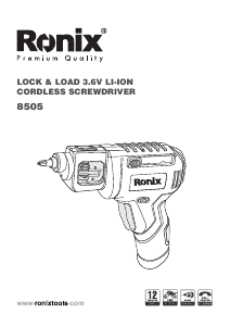 Handleiding Ronix 8505 Schroefmachine