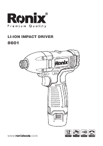 Handleiding Ronix 8601 Schroefmachine