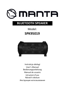 Bedienungsanleitung Manta SPK95019 Lautsprecher