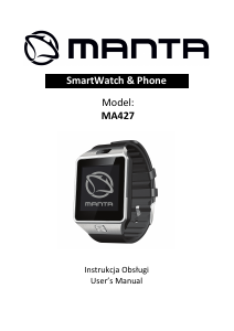 Handleiding Manta MA427 Smartwatch