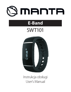 Instrukcja Manta SWT101 E-Band Smartwatch