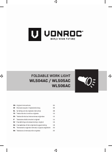 Manual Vonroc WL504AC Lampă