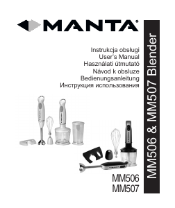 Instrukcja Manta MM506 Blender ręczny