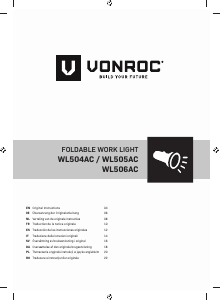 Manual de uso Vonroc WL506AC Lámpara