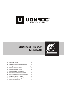 Manual Vonroc MS507AC Fierastrau circular stationar
