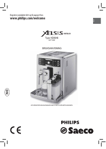 Bruksanvisning Philips Saeco HD8946 Xelsis Kaffemaskin