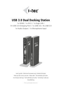 Bedienungsanleitung i-Tec U3HDMIDVIDOCK Dockingstation