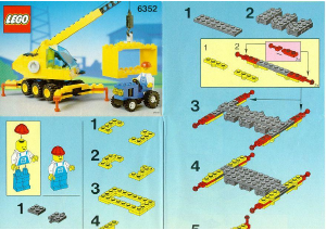 Handleiding Lego set 6352 Town Mobiele kraan