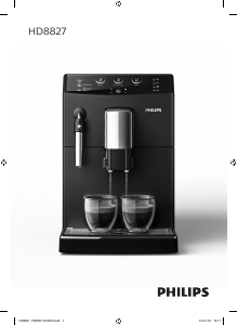 Handleiding Philips Saeco HD8827 Espresso-apparaat