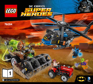 Bruksanvisning Lego set 76054 Super Heroes Batman - Scarecrow – fryktens høst