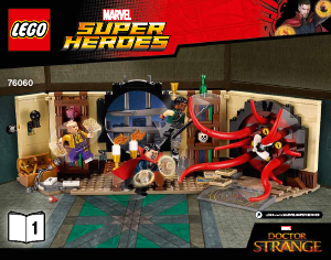 Mode d’emploi Lego set 76060 Super Heroes Le Saint des Saints du Dr Strange