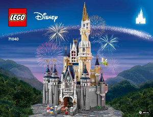 Használati útmutató Lego set 71040 Disney A Disney kastély