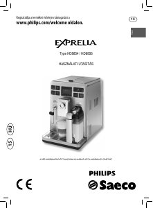 Használati útmutató Philips Saeco HD8854 Exprelia Presszógép
