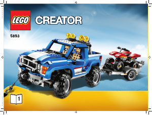 Handleiding Lego set 5893 Creator Offroader