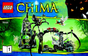 Bruksanvisning Lego set 70133 Chima Spinlyns grotta