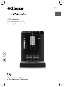 Manual Saeco HD8661 Minuto Espresso Machine