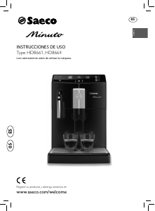 Manual de uso Saeco HD8661 Minuto Máquina de café espresso