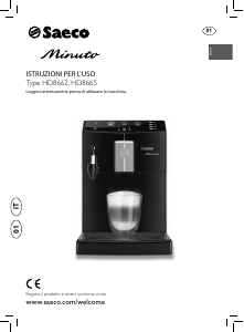 Manuale Saeco HD8662 Minuto Macchina per espresso