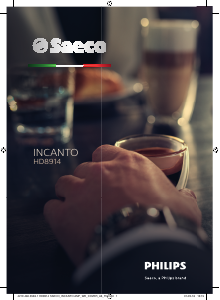Manual de uso Saeco HD8914 Incanto Máquina de café espresso