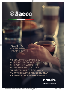 Használati útmutató Saeco HD8917 Incanto Presszógép