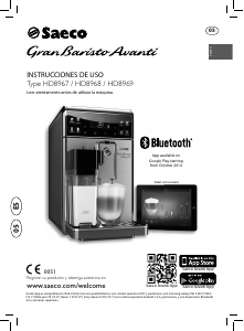 Manual de uso Saeco HD8967 GranBaristo Avanti Máquina de café espresso