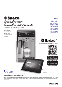 Kasutusjuhend Saeco HD8977 GranBaristo Espressomasin
