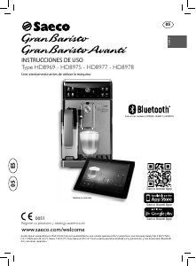 Manual de uso Saeco HD8977 GranBaristo Máquina de café espresso