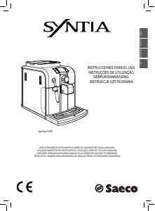 Manual de uso Saeco RI9836 Syntia Máquina de café espresso