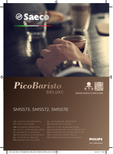 Manuál Saeco SM5570 PicoBaristo Deluxe Kávovar na espreso