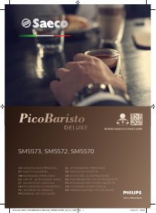 Manual Saeco SM5573 PicoBaristo Deluxe Espressor