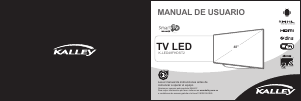 Manual de uso Kalley K-LED48FHDST2 Televisor de LED