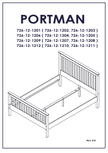 Manual de uso JYSK Portman (138x210) Estructura de cama