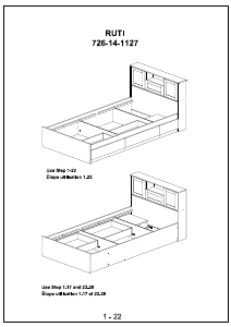 Handleiding JYSK Ruti (Twin) Bedframe