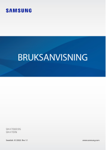 Bruksanvisning Samsung SM-F700F/DS Galaxy Z Flip Mobiltelefon