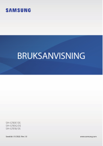 Bruksanvisning Samsung SM-G781B/DS Galaxy S20 Mobiltelefon