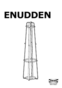 Brugsanvisning IKEA ENUDDEN Knagerække