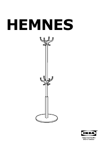 Руководство IKEA HEMNES Вешалка