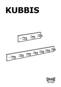 Käyttöohje IKEA KUBBIS Naulakko